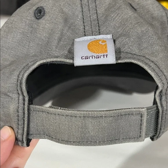 Carhartt Lot of Two Men's Gray Caps with Yellow Embroidery - Picture 12 of 15